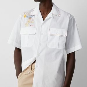 MARNI Embroidered Character Poplin Shirt